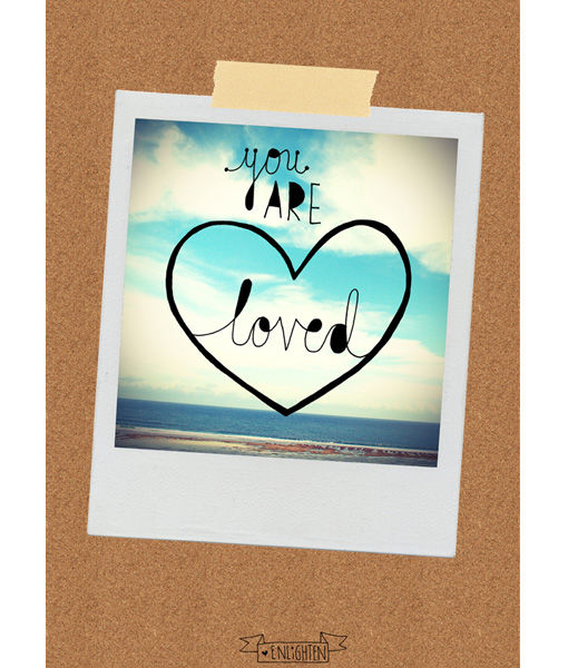 love custom designed poster